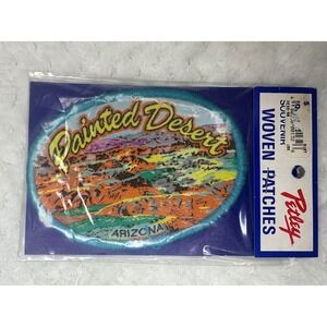 Vintage Petley Studios Painted Desert Arizona Souvenir Woven Patch Iron On NEW
